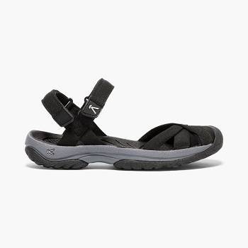 KEEN Bali Strap - Cierne Sandale Damske, K0446SK